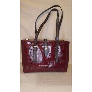 Dooney & Bourke Dark Red Leather Purse Bag New w/ Dust Bag